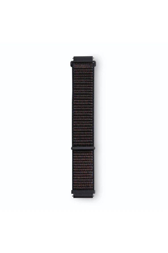 Fossil Watch Gen 6 Uyumlu Dokuma Kordon Siyah Kırmızı Noktalı(black) ürün görseli 1
