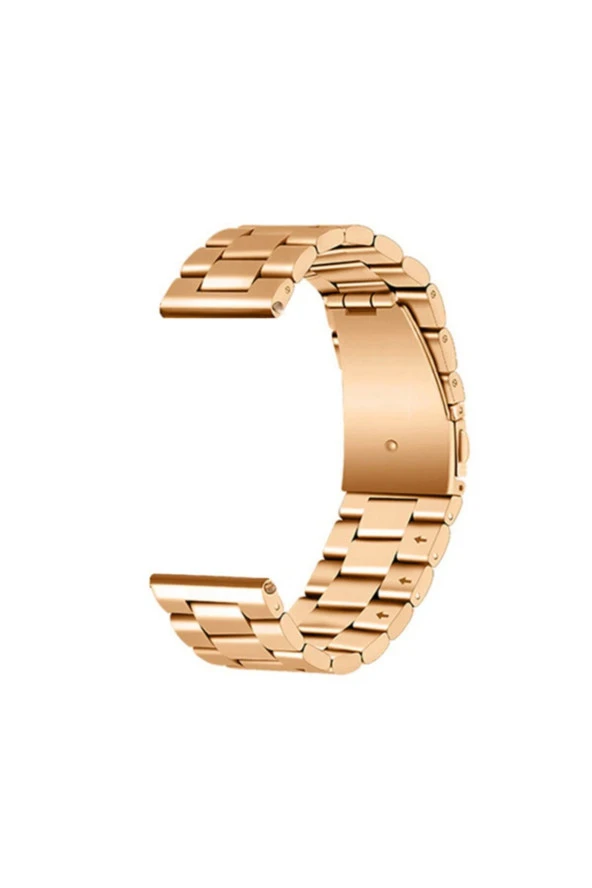Fossil Watch Gen 6 Için Metal Tokalı Dişli Kordon Rose Gold ürün görseli 1