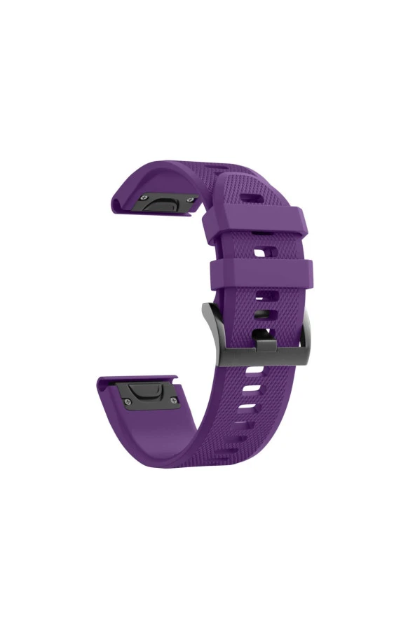 Garmin Tactix Charlie Için Quick Fit Özellikli Silikon Kordon Mor ürün görseli 1