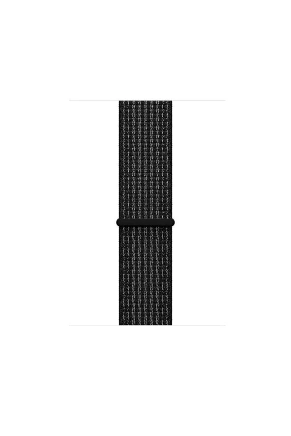 Samsung Galaxy Watch 4 44 Mm R870 Için Dokuma Kordon Siyah Beyaz ürün görseli 1