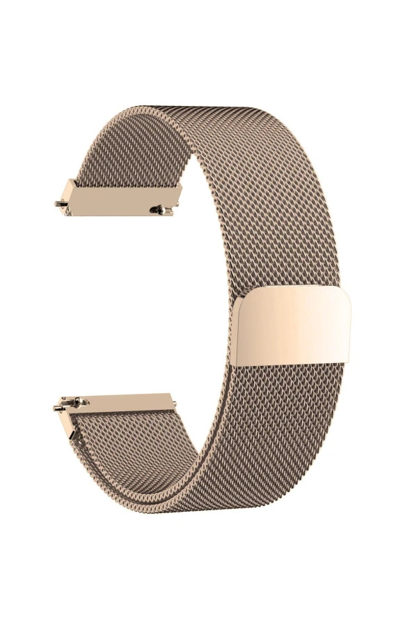 Samsung Galaxy Watch 4 44 Mm R870 Için Metal Milanese Kordon Vintage Gold ürün görseli 1