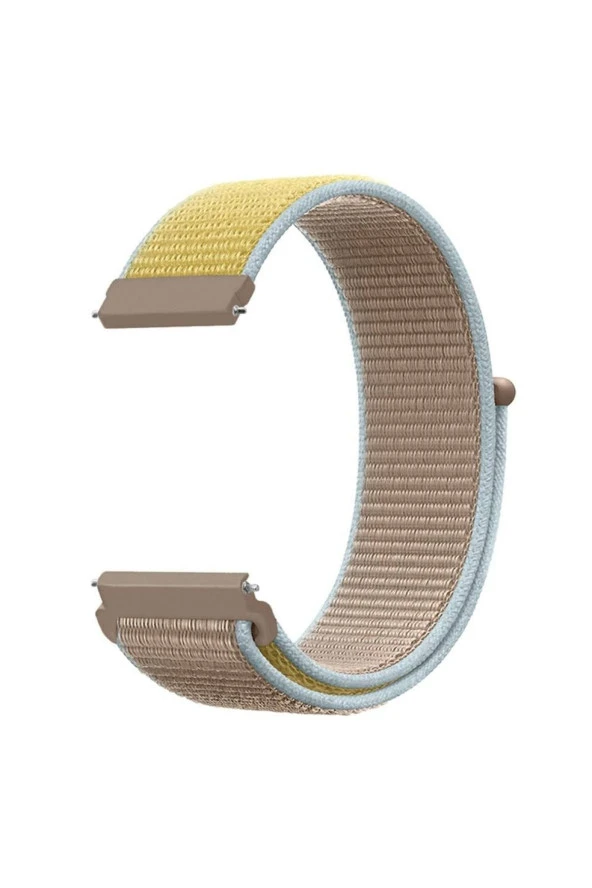 Samsung Galaxy Watch 4 Classic 46 Mm R890 Için Dokuma Kordon Camel ürün görseli 1
