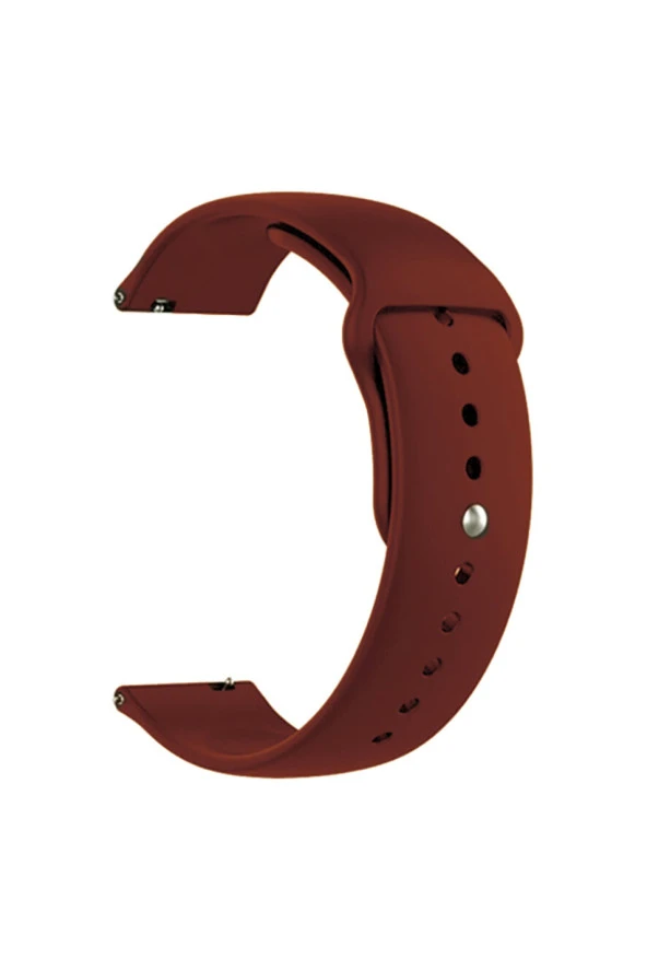 Samsung Galaxy Watch 4 Classic 46 Mm R890 Için Spor Silikon Kordon Bordo ürün görseli 1