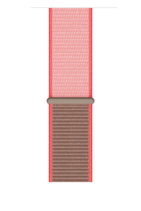 Samsung Galaxy Watch 4 40 Mm R860 Için Dokuma Kordon Neon Pembe ürün görseli 1