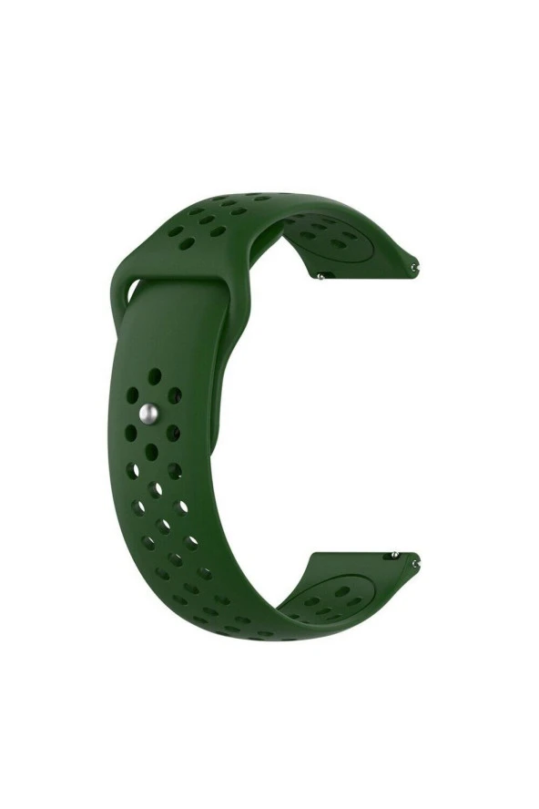 Samsung Galaxy Watch 4 40 Mm R860 Için Delikli Pimli Kordon Yeşil ürün görseli 1
