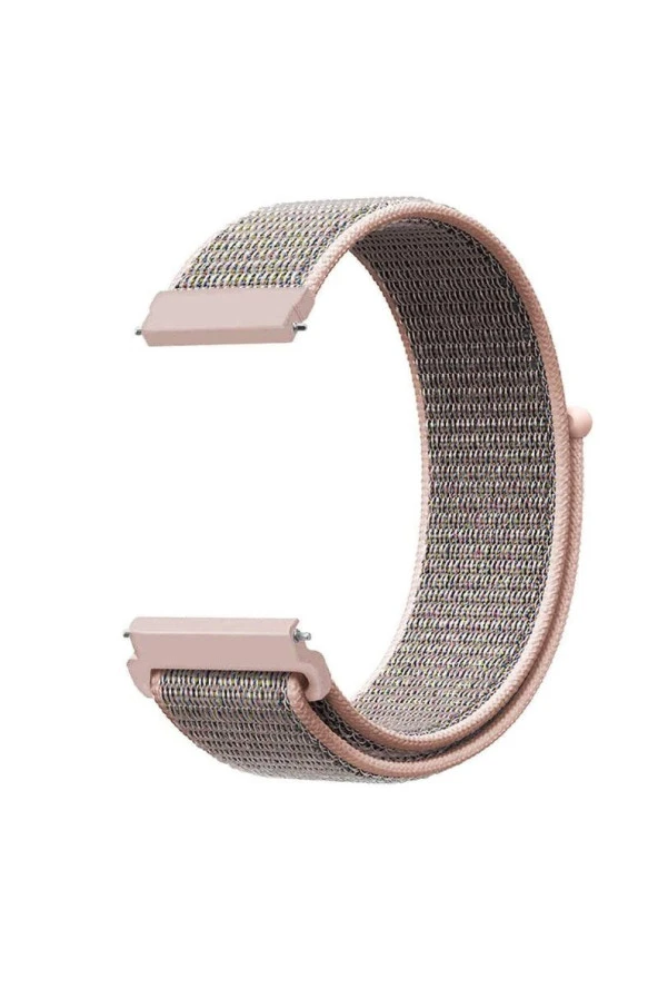 Samsung Galaxy Watch 4 40 Mm R860 Için Dokuma Kordon Kum Pembe ürün görseli 1