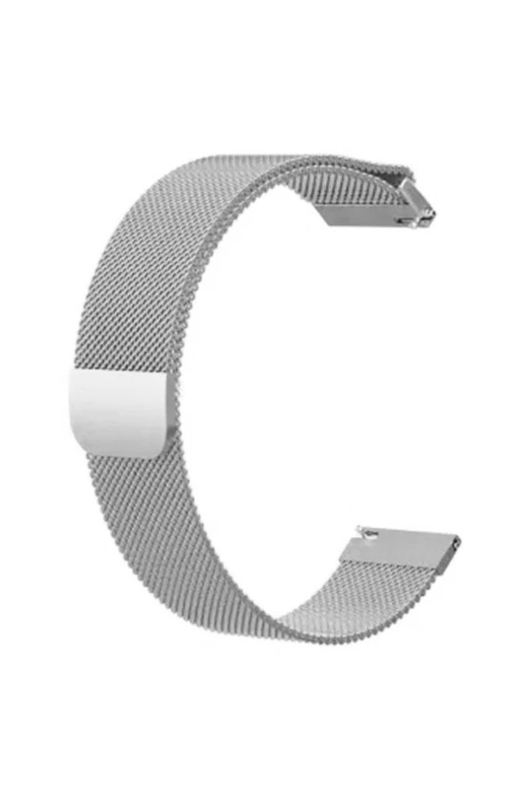 Fitbit Versa Fb504 - Versa Lite Fb415 Için Metal Milanese Kordon Gümüş ürün görseli 1