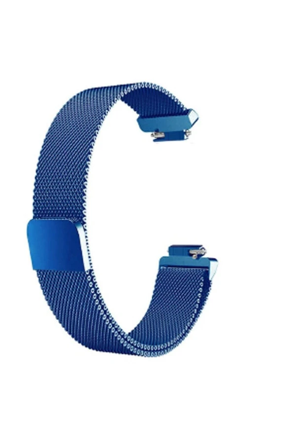 Fitbit Inspire - Inspire Hr Için Metal Milanese Kordon Lacivert ürün görseli 1