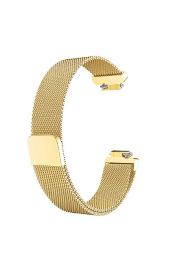 Fitbit Inspire - Inspire Hr Için Metal Milanese Kordon Gold ürün görseli 1
