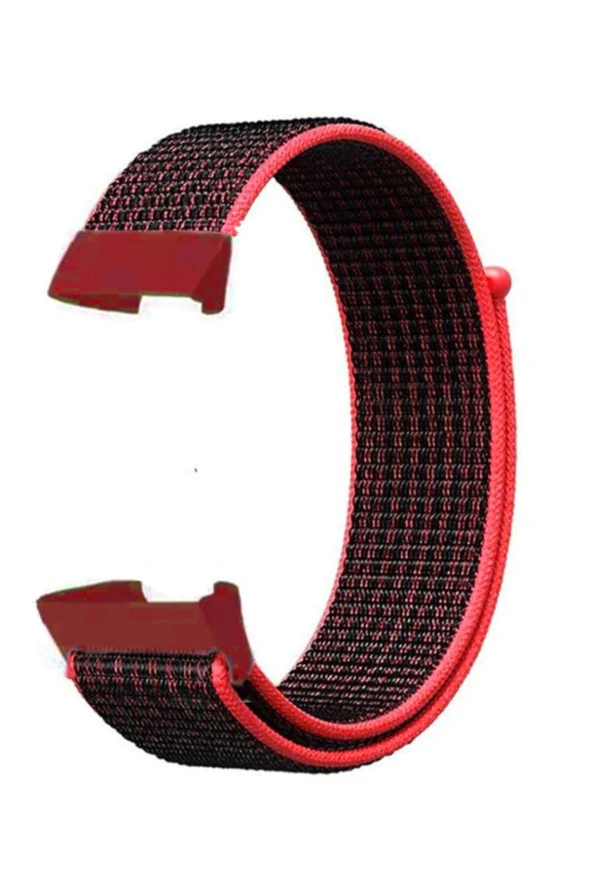 Fitbit Charge 3 Için Dokuma Kordon Fosforlu Pembe ürün görseli 1
