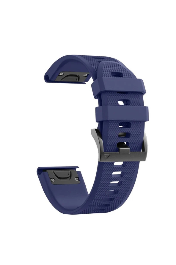 Garmin Fenix 5s - 5s Plus Ile Uyumlu Silikon Kordon Lacivert ürün görseli 1