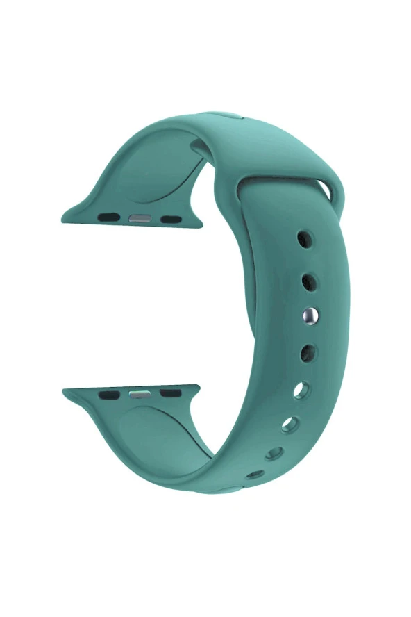 Apple Watch Seri 1 2 3 Için 42 Mm Small Beden(s/m Size) Silikon Kordon Deniz Mavisi ürün görseli 1