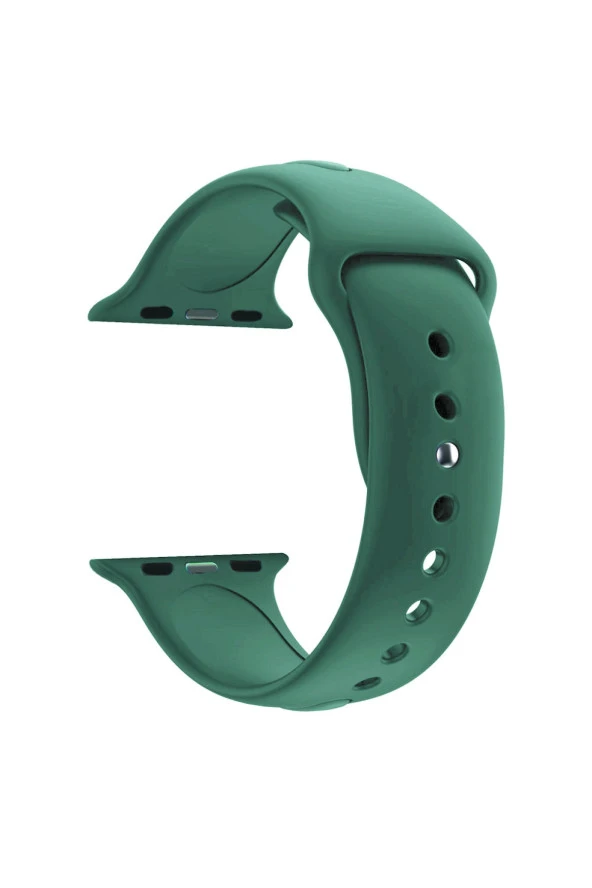 Apple Watch Seri 4 5 6 Için 44 Mm Small Beden(s/m Size) Silikon Kordon(54 Renk) Rock Blue ürün görseli 1