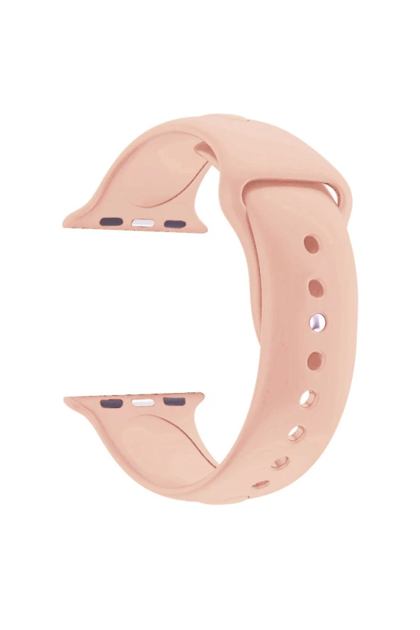 Apple Watch Se Için 40 Mm Small Beden(s/m Size) Silikon Kordon(54 Renk) Kum Rengi ürün görseli 1