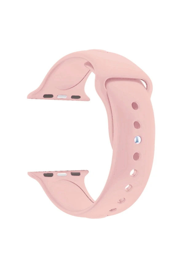 Apple Watch Se Için 40 Mm Small Beden(s/m Size) Spor Silikon Kordon(54 Farklı Renk) Somon ürün görseli 1