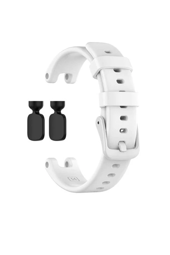 Garmin Lily Ile Uyumlu Silikon Kordon Kayış Beyaz ürün görseli 1