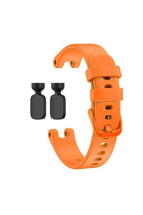 Garmin Lily Uyumlu Silikon Kordon Kayış Turuncu ürün görseli 1