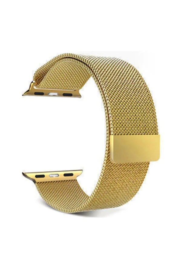 Apple Watch Seri 1 2 3 42 Mm Için Metal Milanese Kordon Gold ürün görseli 1
