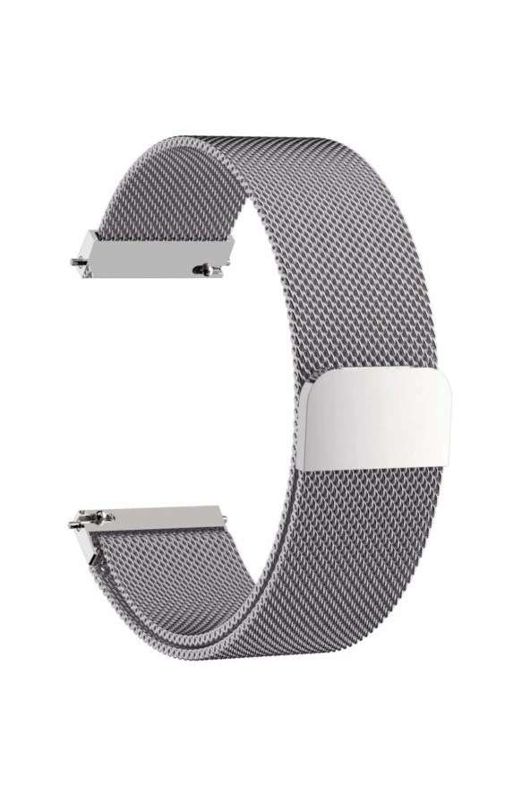 Garmin 245-245 Music Için Metal Mıknatıslı Milanese Kordon Gümüş ürün görseli 1