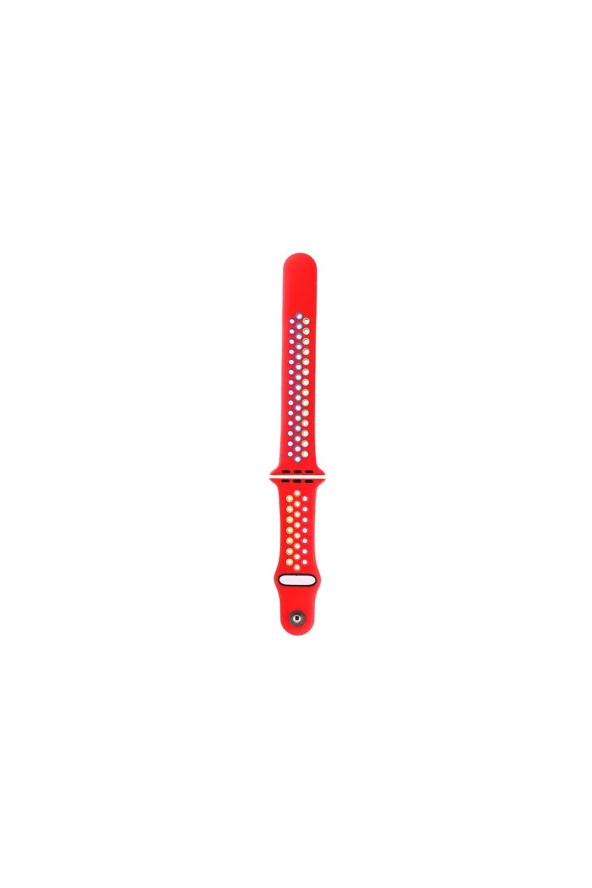 Apple Watch Seri 1 2 3 42 Mm Için Small Beden(s/m Sıze) Delikli Silikon Kordon ürün görseli 1