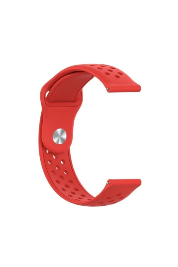 Garmin 645 - 645 Music Için Delikli Silikon Kordon Kırmızı ürün görseli 1