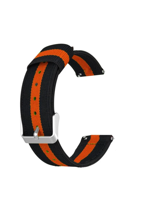 Garmin 645 - 645 Music Için Pantheon Şeritli Kordon Siyah Turuncu ürün görseli 1