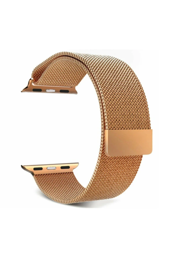 Apple Watch Seri 1 2 3 38 Mm Için Metal Milanese Kordon Rose Gold ürün görseli 1