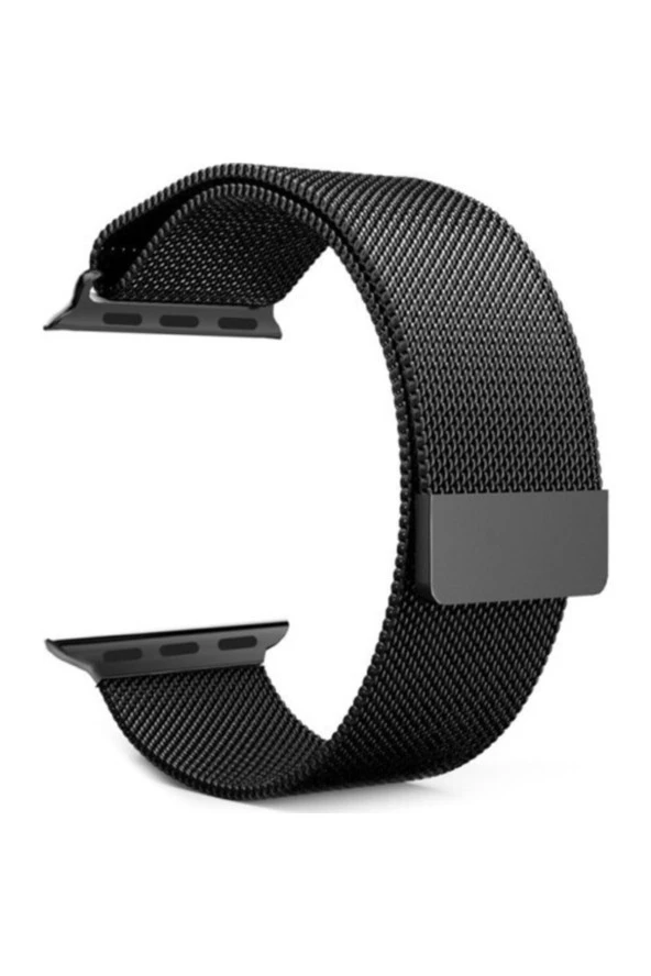 Apple Watch Se 38 mm İçin Metal Milanese Siyah Kordon ürün görseli 1
