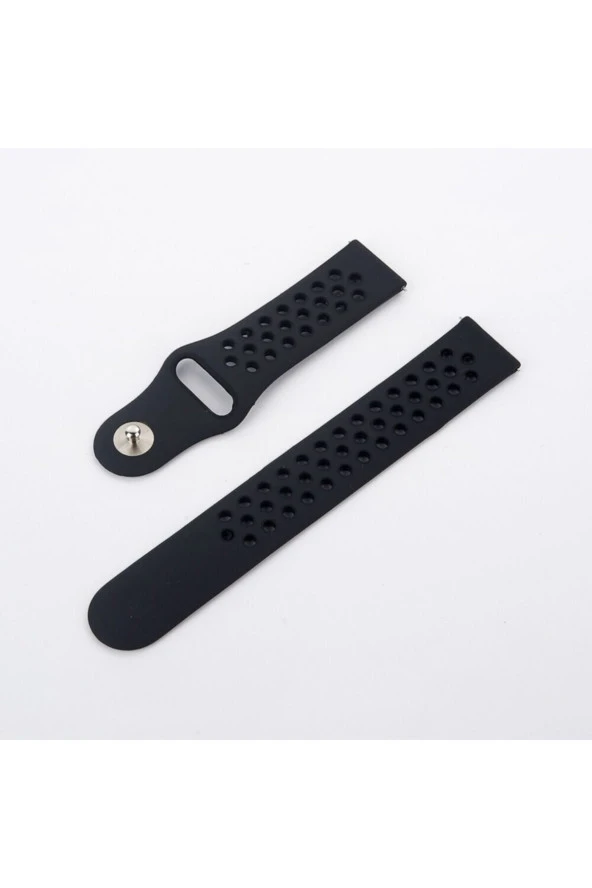 Füme Amazfit Health Watch İçin Uyumlu Delikli Silikon Kordon Kayış ürün görseli 1