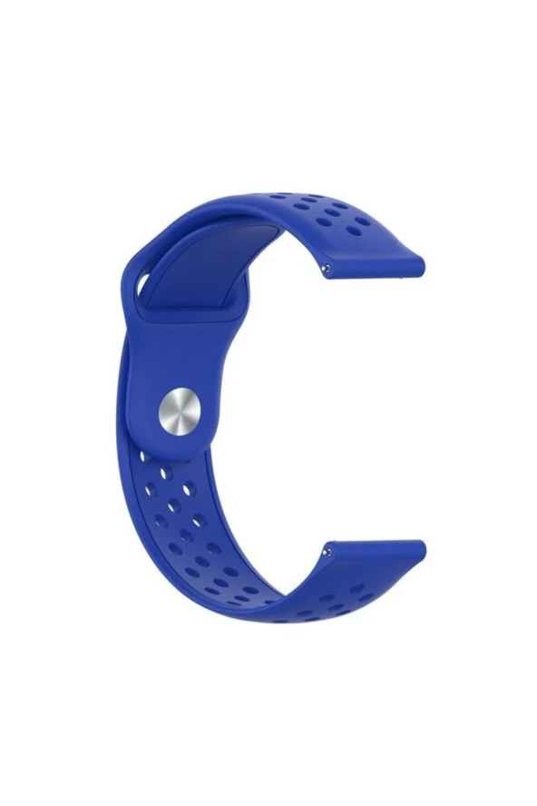 Coros Apex 42 Mm Için Delikli Silikon Kordon Koyu Mavi ürün görseli 1