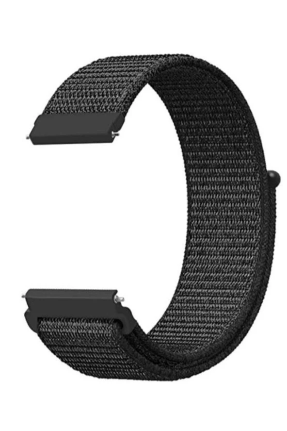 Coros Apex 42 Mm Için Dokuma Kordon Siyah ürün görseli 1