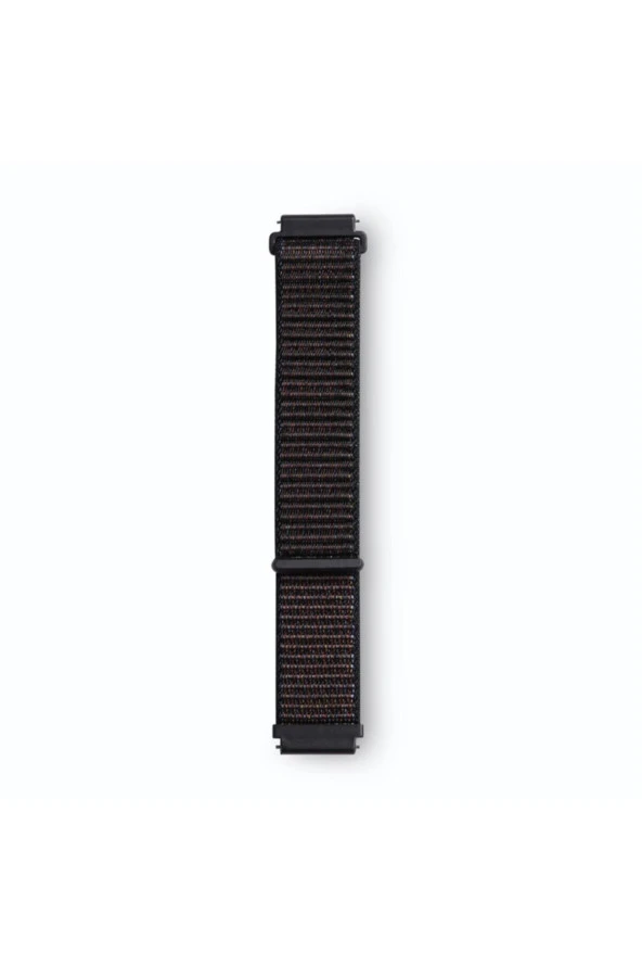 Coros Apex 42 Mm Için Dokuma Kordon Siyah Kırmızı Noktalı ürün görseli 1