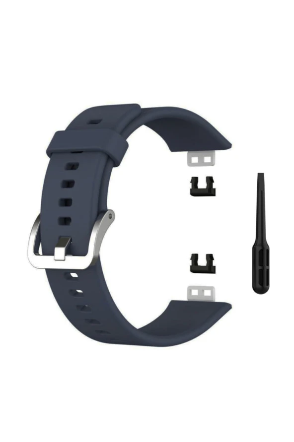 Huawei Watch Fit Için Silikon Kordon Füme ürün görseli 1