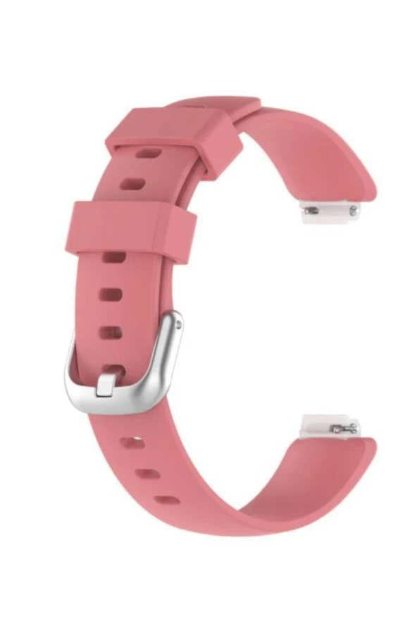 Fitbit Inspire 2 Small Beden(S SIZE) Için Silikon Kordon Kayış Pembe ürün görseli 1