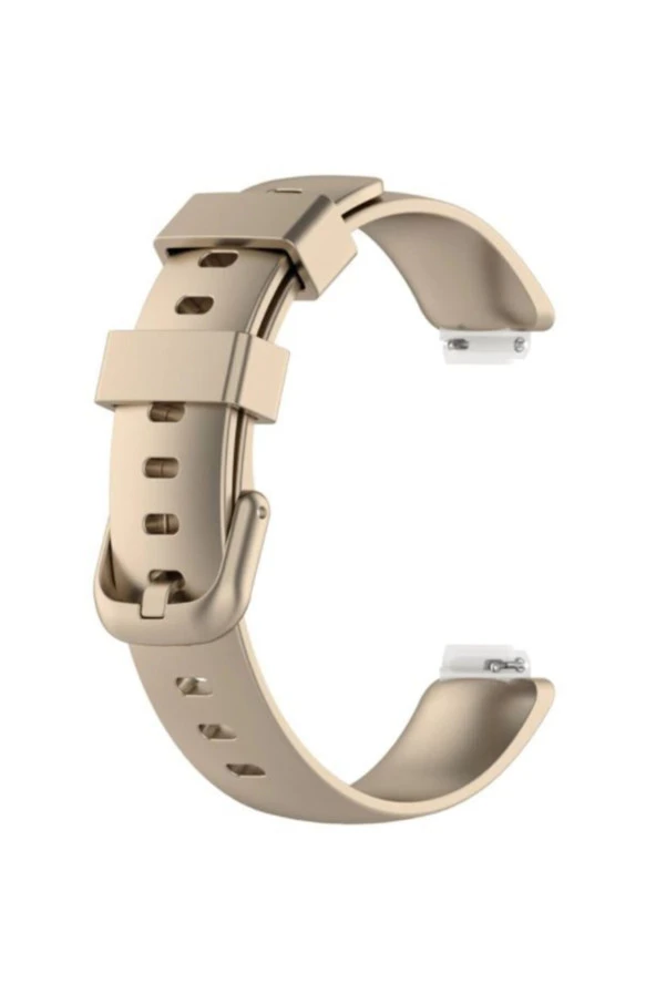 Fitbit Inspire 2 Small Beden(S SIZE) Için Silikon Kordon Kayış Vintage Gold ürün görseli 1