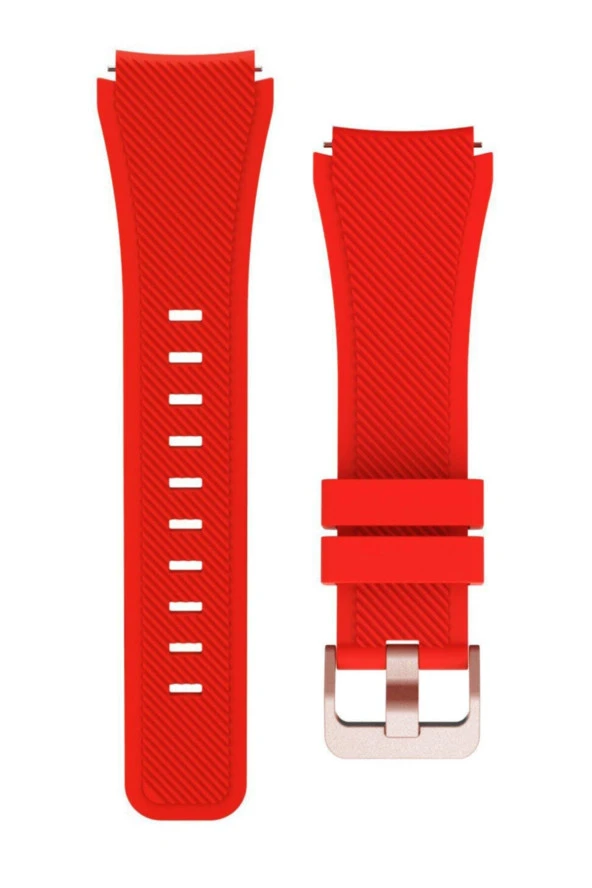 Amazfit Gtr 2e Için Silikon Kordon Açık Kırmızı ürün görseli 1