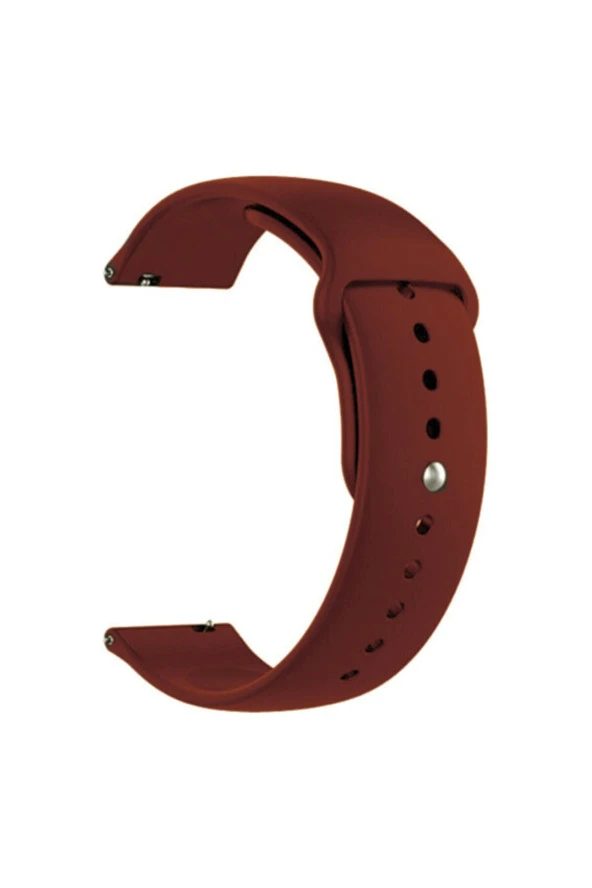 Amazfit Bip U Pro Için Silikon Kordon Kayış Bordo ürün görseli 1