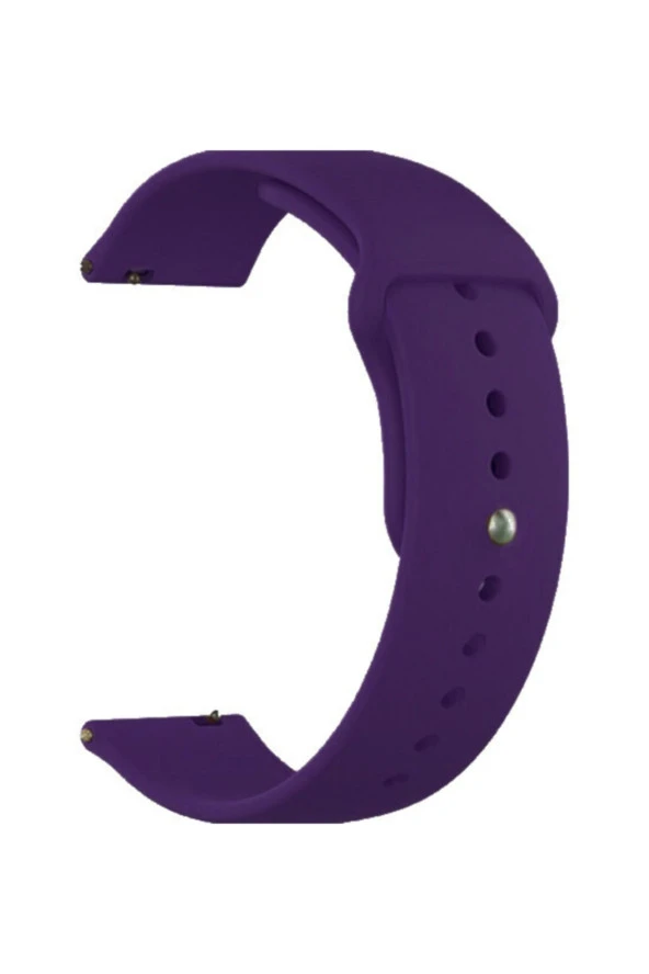 Amazfit Gts 2 Mini Için Silikon Kordon Kayış Mor ürün görseli 1