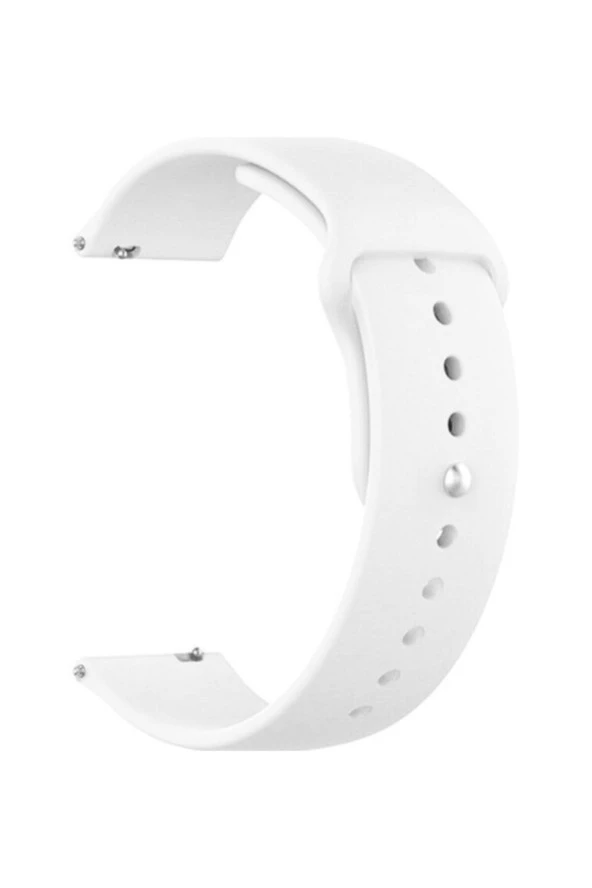 Amazfit Pop Pro Için Silikon Kordon Kayış Beyaz ürün görseli 1