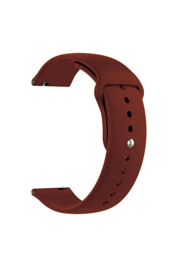 Amazfit Pop Pro Için Silikon Kordon Kayış Bordo ürün görseli 1