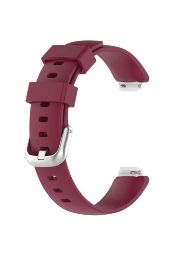 Fitbit Inspire 2 Small Beden(S SIZE) Için Silikon Kordon Kayış Bordo ürün görseli 1