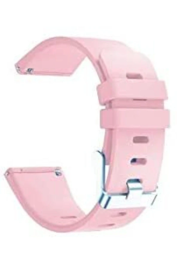 Fitbit Versa - Versa 2 - Versa Lite Ile Uyumlu Large Beden(L SIZE) Silikon Kordon Açık Pembe ürün görseli 1