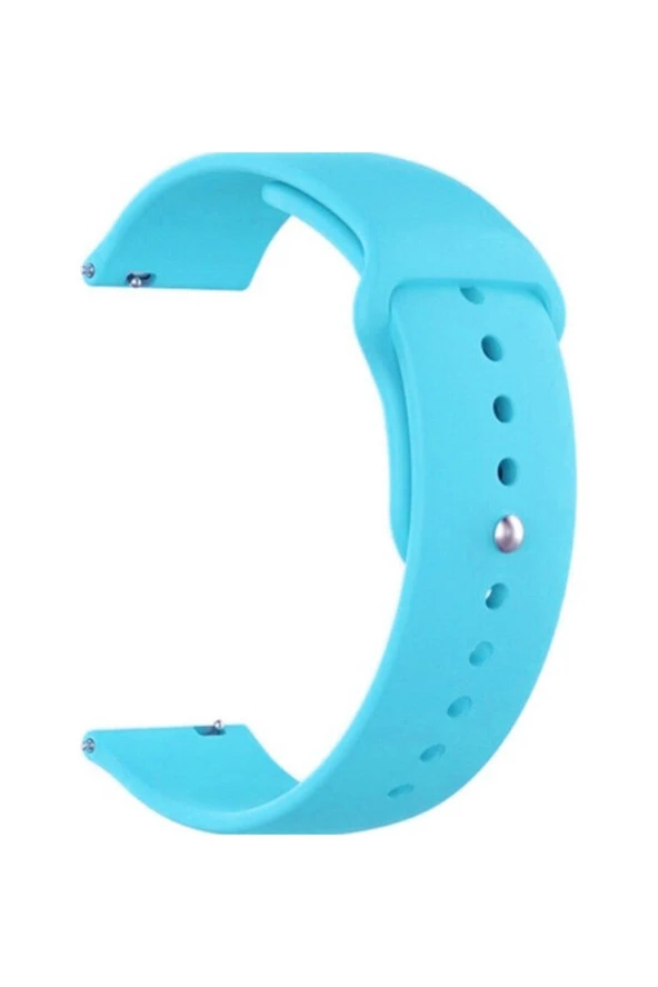 Amazfit Pace Için Uyumlu Silikon Kordon Kayış Mavi ürün görseli 1