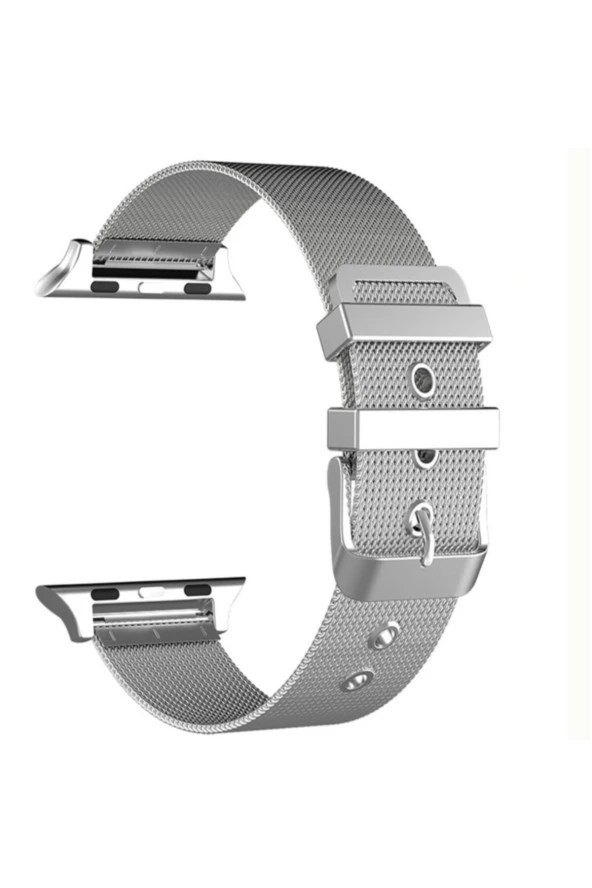 Apple Watch Için 42 - 44 Mm Metal Hasır Kordon Gümüş ürün görseli 1