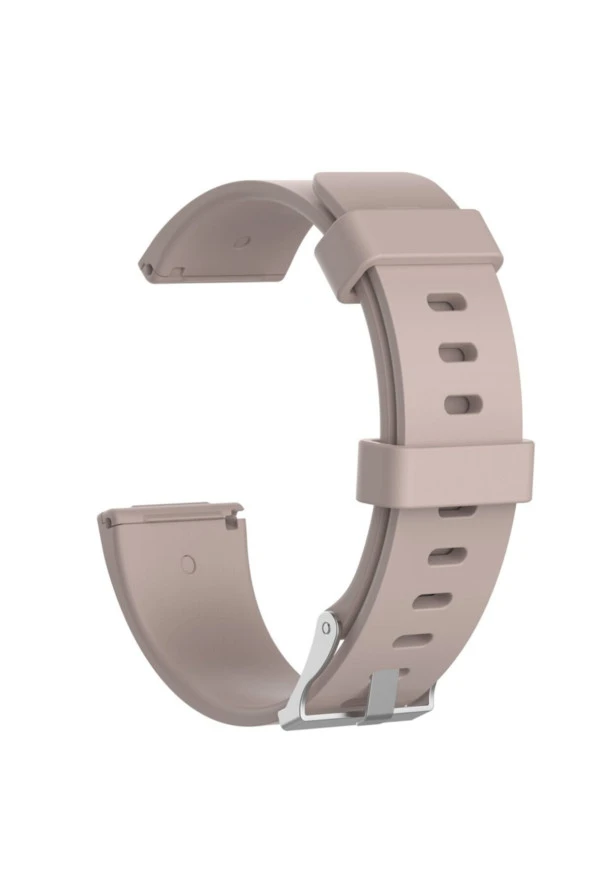 Fitbit Versa Fb504 - Versa 2 Fb507 - Versa Lite Fb415 Için Large Beden (L SIZE) Silikon Kordon Krem ürün görseli 1