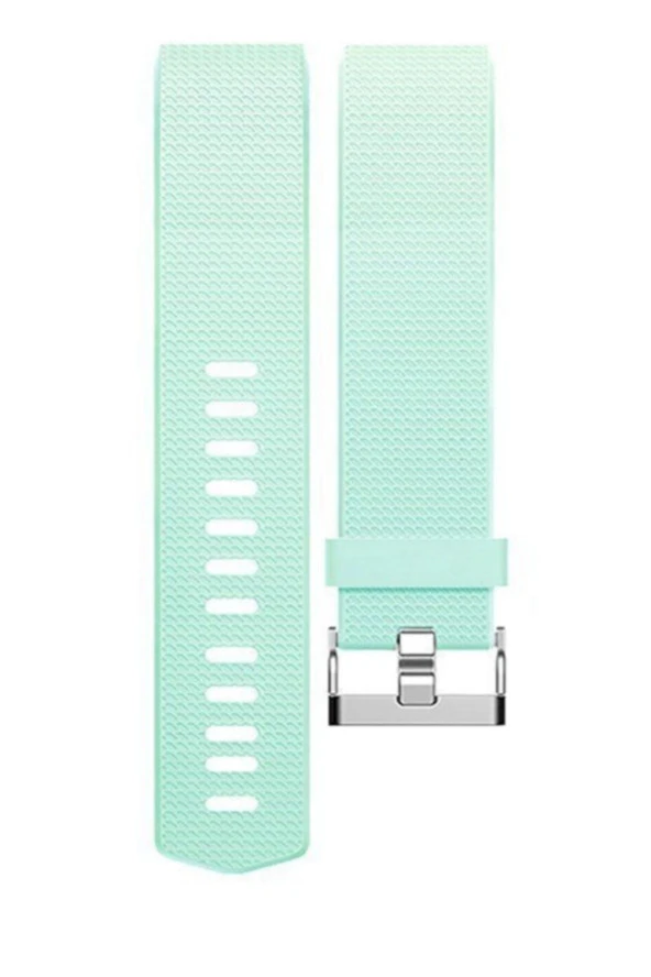 Fitbit Charge 2 Için Large Beden (l Sıze) Silikon Kordon Su Yeşili ürün görseli 1