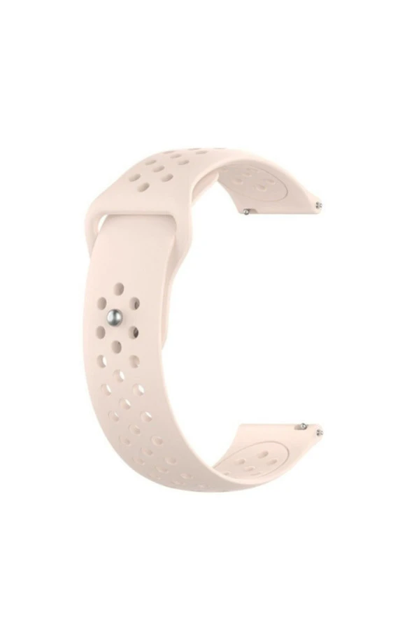 Amazfit Bip Uyumlu Delikli Silikon Kordon Somon ürün görseli 1