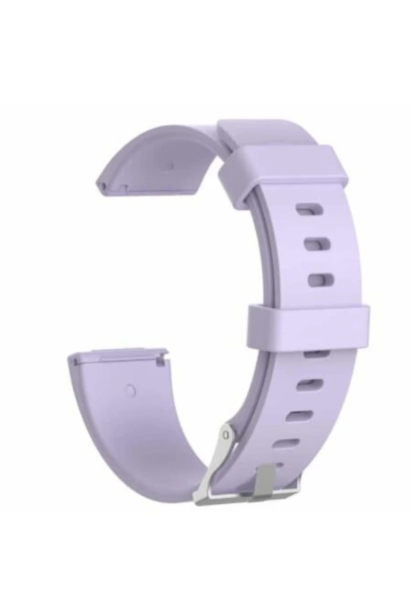 Fitbit Versa Fb504 - Versa 2 Fb507 - Versa Lite Fb415 Için Large Beden (L SIZE) Silikon Kordon Lila ürün görseli 1