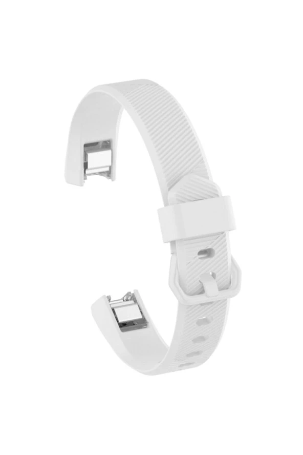 Fitbit Alta Hr Uyumlu Small Beden(S SIZE) Tokalı Silikon Kordon Beyaz ürün görseli 1