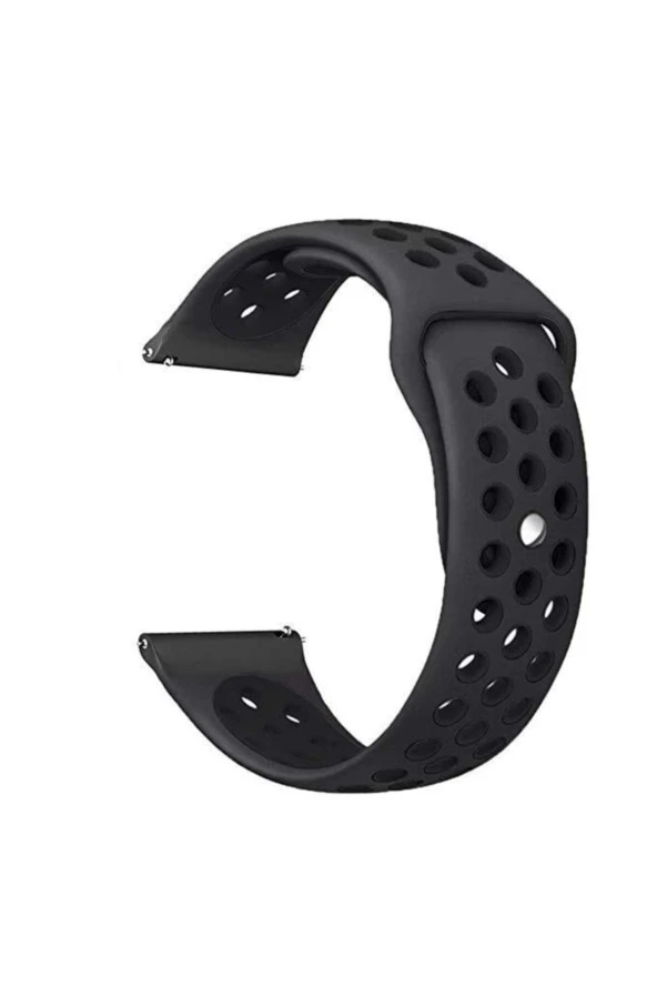 Samsung Gear S3 Classic Frontier Için Siyah Spor Silikon Kordon ürün görseli 1